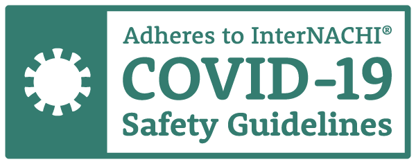 InterNACHI COVID-19 Safety Guidelines Badge for Inspections