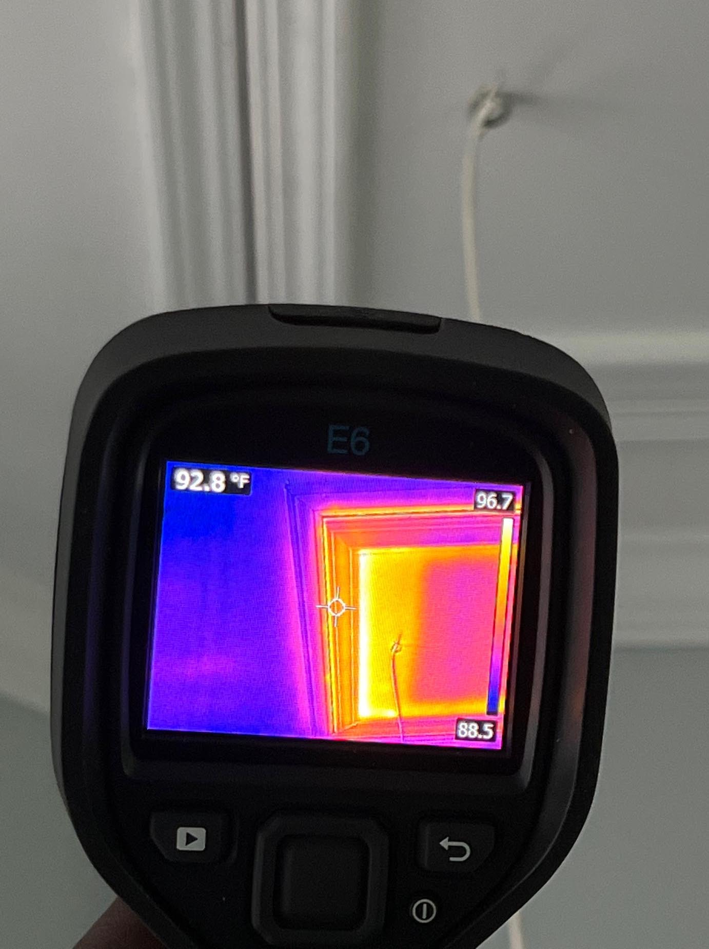 Thermal imaging services camera at work
